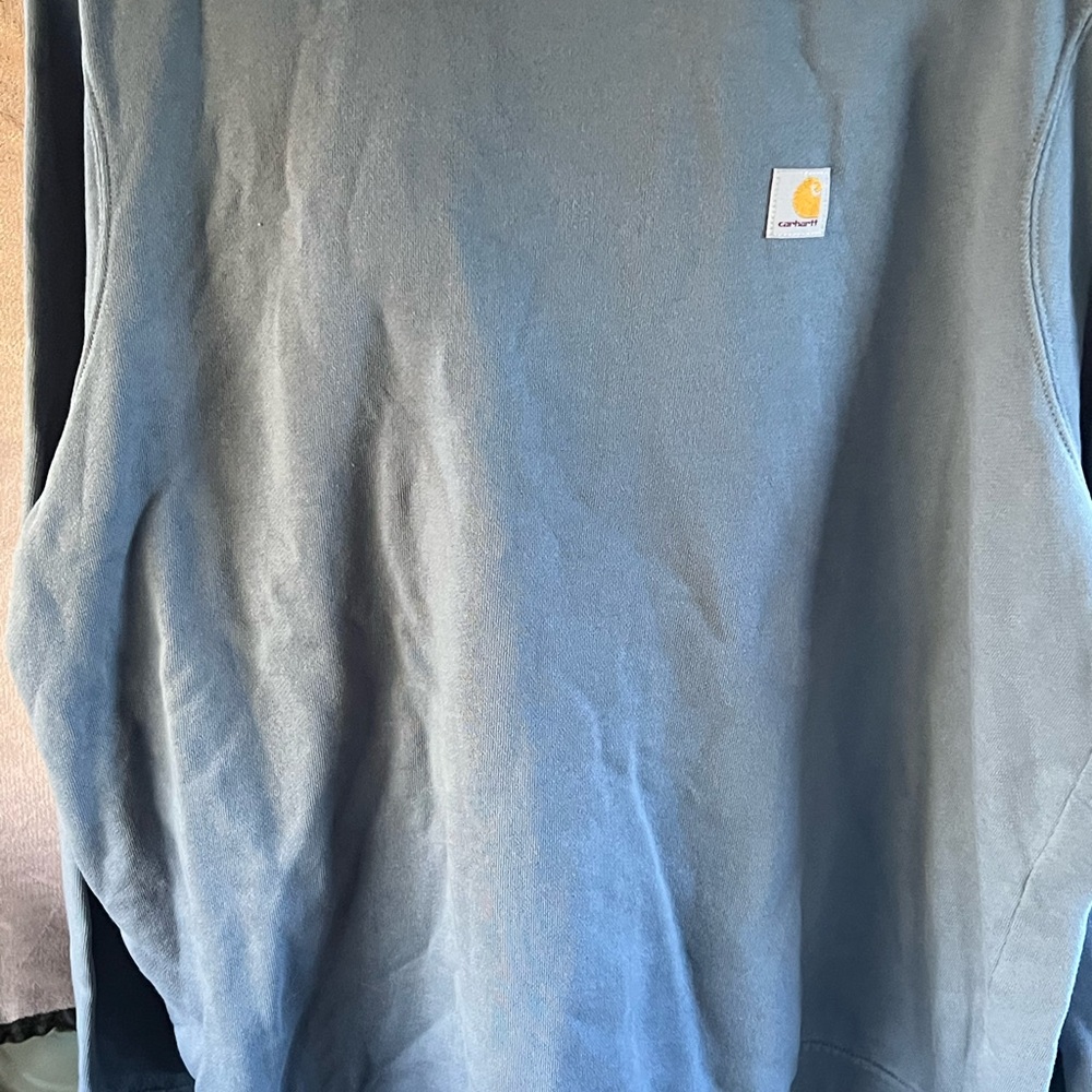 Carhartt Men's Crewneck Sweater in Blue